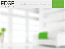 Tablet Screenshot of edgescientific.com
